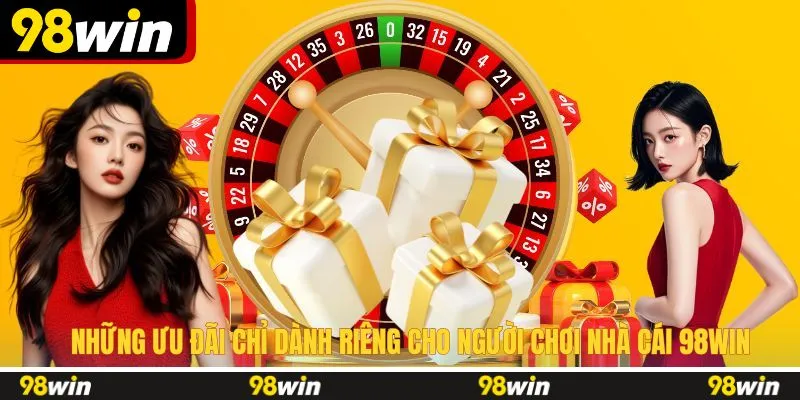 Những ưu đãi chỉ dành riêng cho người chơi nhà cái 98WIN